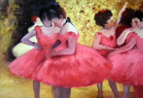 Dancers in pink